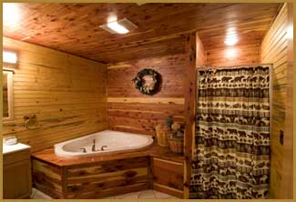 Jacuzzi log cabins